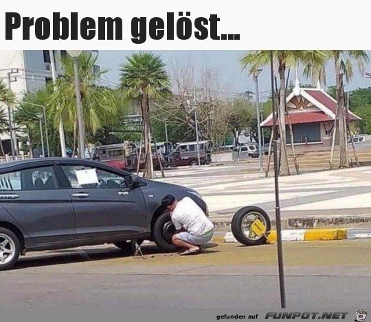 Problem mit der Parkkralle gelst