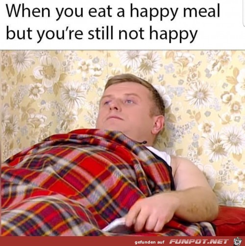 Trotz Happy Meal nicht happy