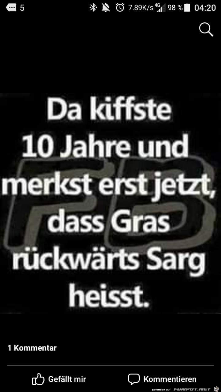 Nach 10 Jahren Kiffen Nach 10 Jahren Kiffen