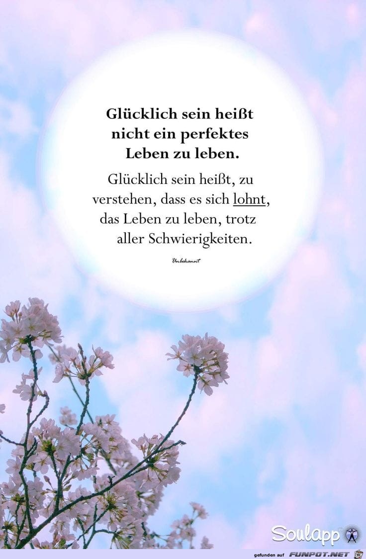 Glcklich sein