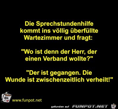 Die Sprechstundenhilfe kommt Die Sprechstundenhilfe kommt