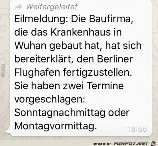 Eilmeldung Eilmeldung