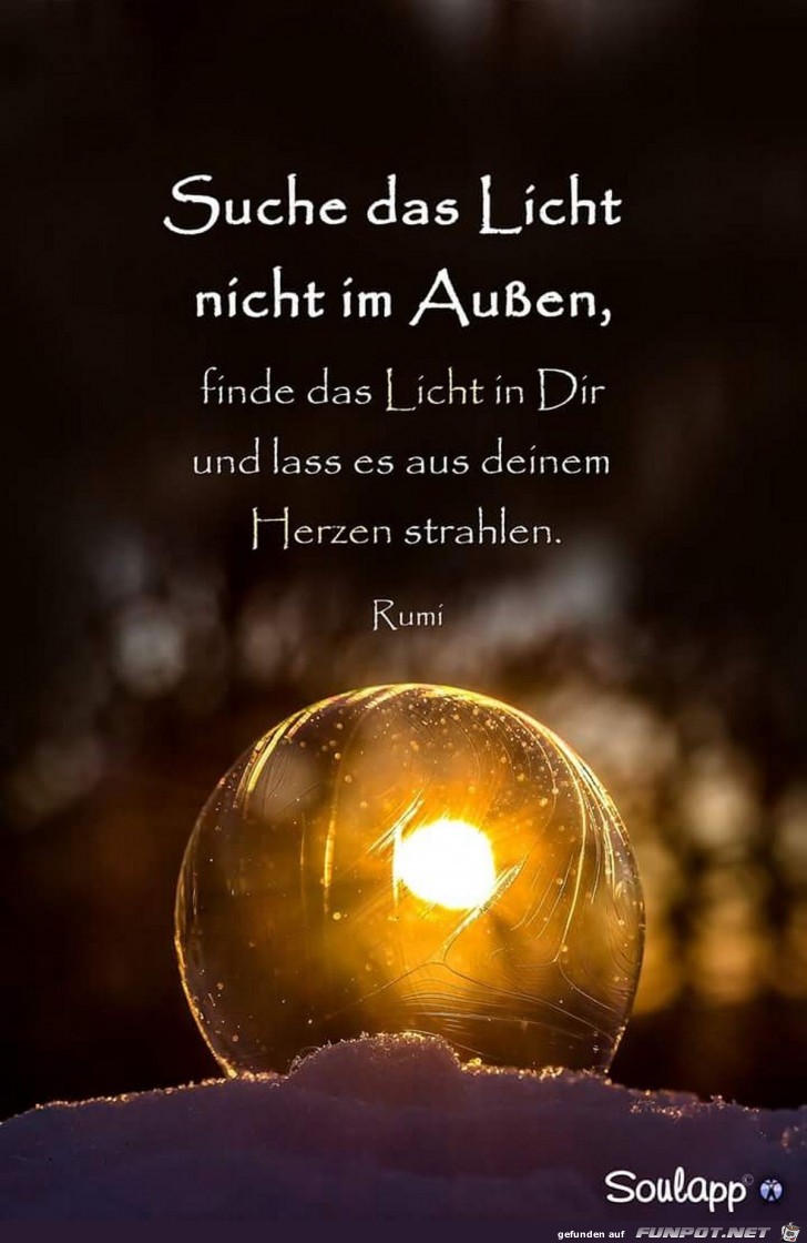 suche das Licht