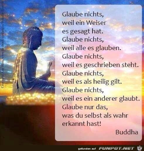 glaube nichts glaube nichts