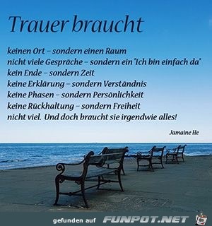 trauer braucht trauer braucht