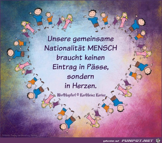 unsere gemeinsame Nationalitaet