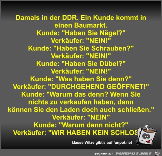 Damals in der DDR Damals in der DDR