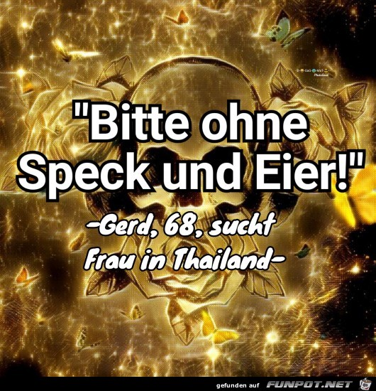 Ohne Speck und Eier bitte Ohne Speck und Eier bitte