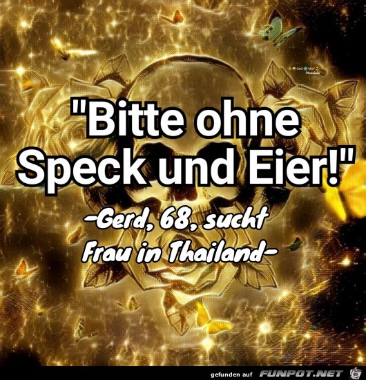 Ohne Speck und Eier bitte