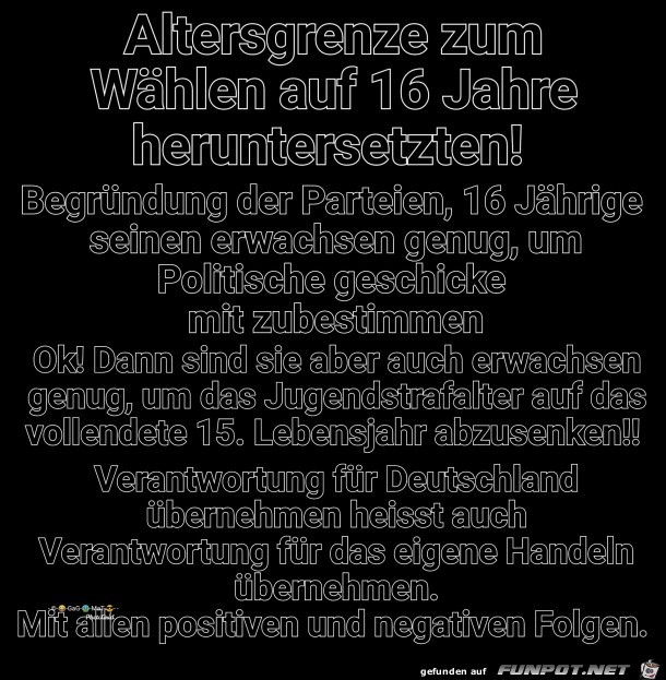 Wahlalter Wahlalter