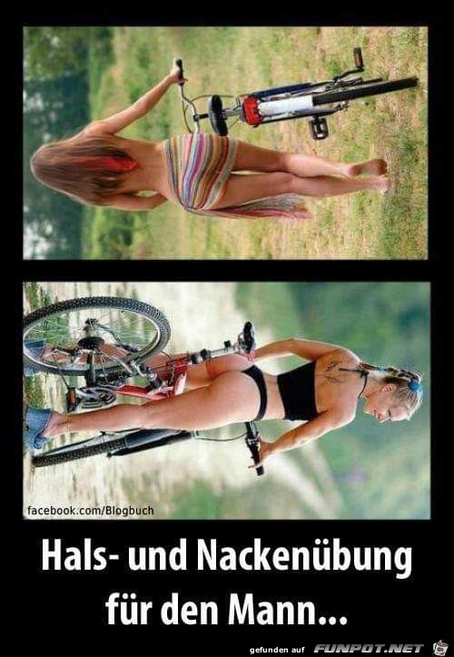 Hals und Nackenbung fr den Mann