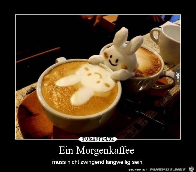 Ein Morgenkaffee