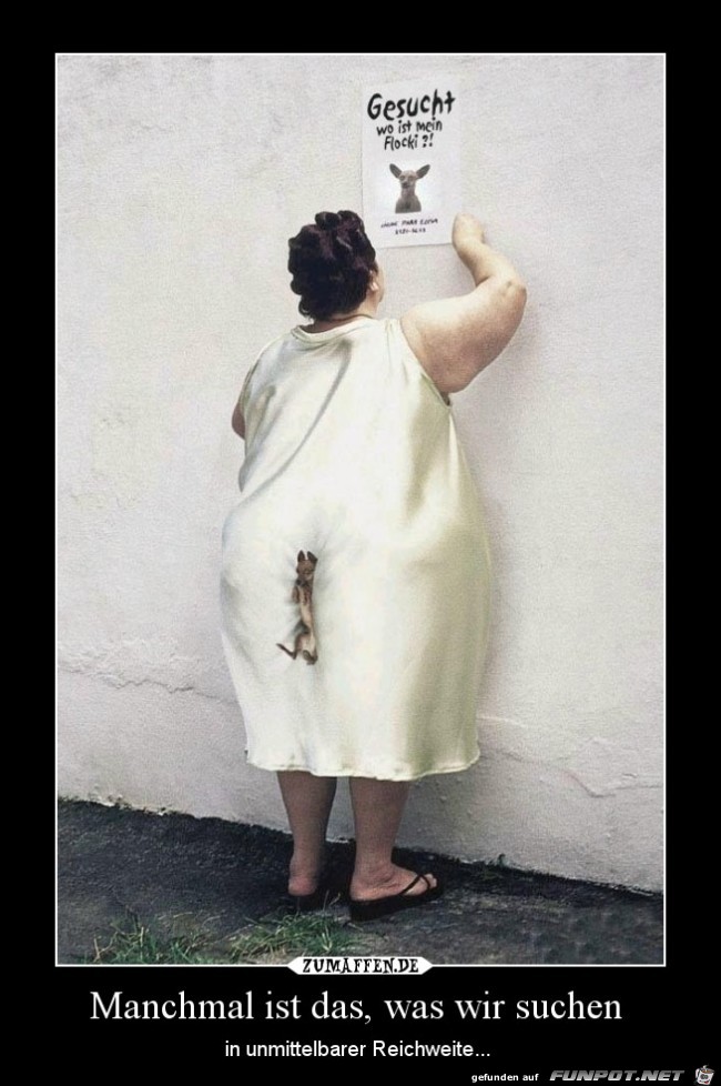 Manchmal ist das, was wir suchen...... Manchmal ist das, was wir suchen......
