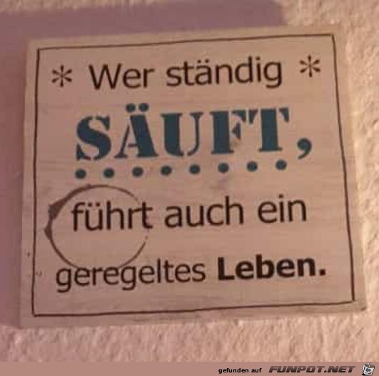 geregeltes Leben geregeltes Leben
