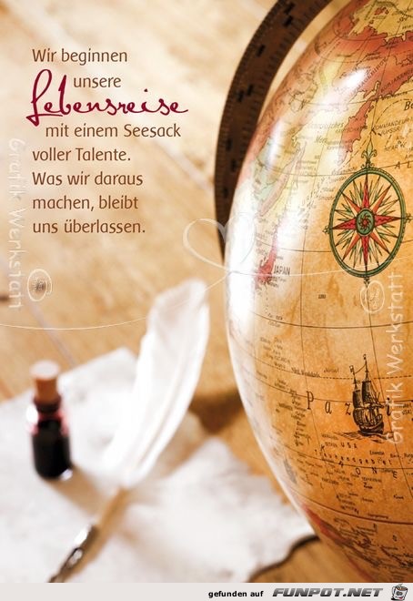 wir beginnen unsere lebensreise wir beginnen unsere lebensreise