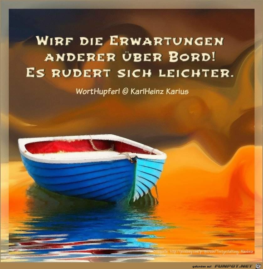 Wirf die Erwartungen