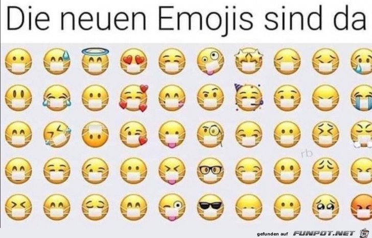 Die neuen Emojis sind da