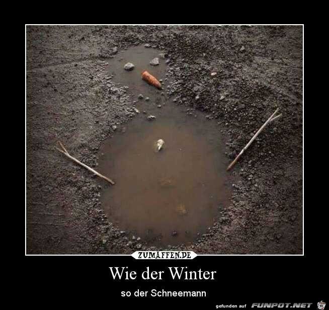 Wie der Winter....