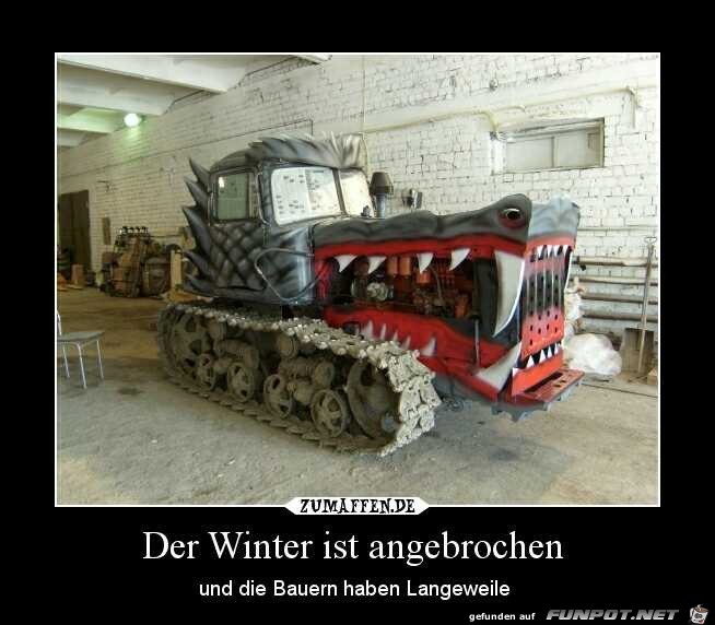 Der Winter ist angebrochen