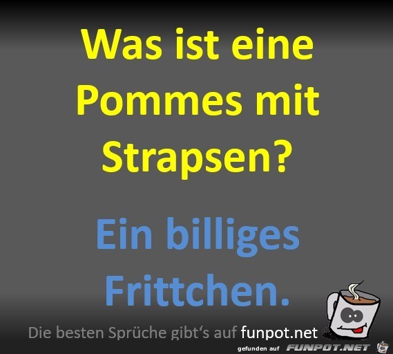 Was ist eine Pommes? Was ist eine Pommes?