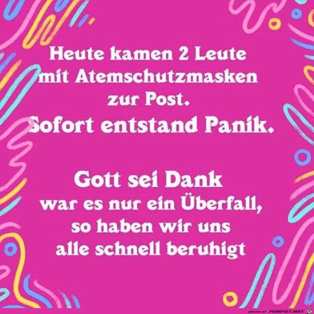 Heute kamen 2 Leute...