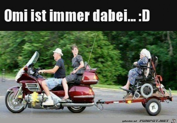 Omi ist immer dabei Omi ist immer dabei