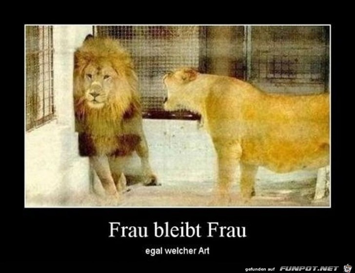 Frau bleibt Frau