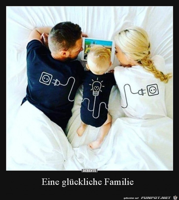 Eine glückliche Familie Eine glückliche Familie