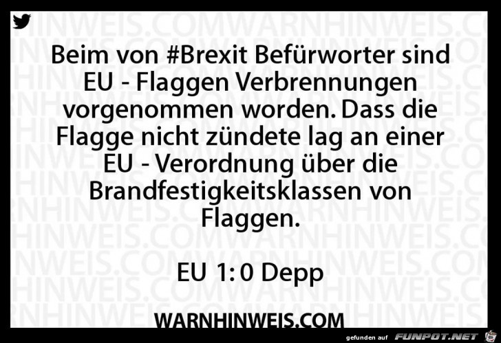 Brexit-Fahnen