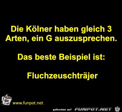 3 Arten ein G auszusprechen 3 Arten ein G auszusprechen