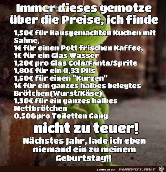 Preisliste Preisliste