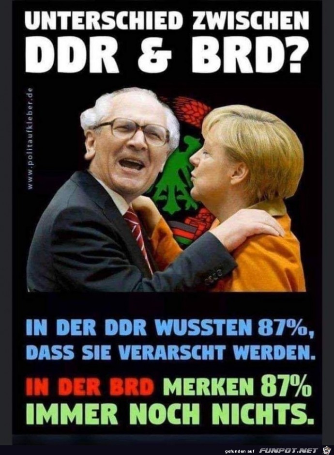 Unterschied zwischen DDR & BRD
