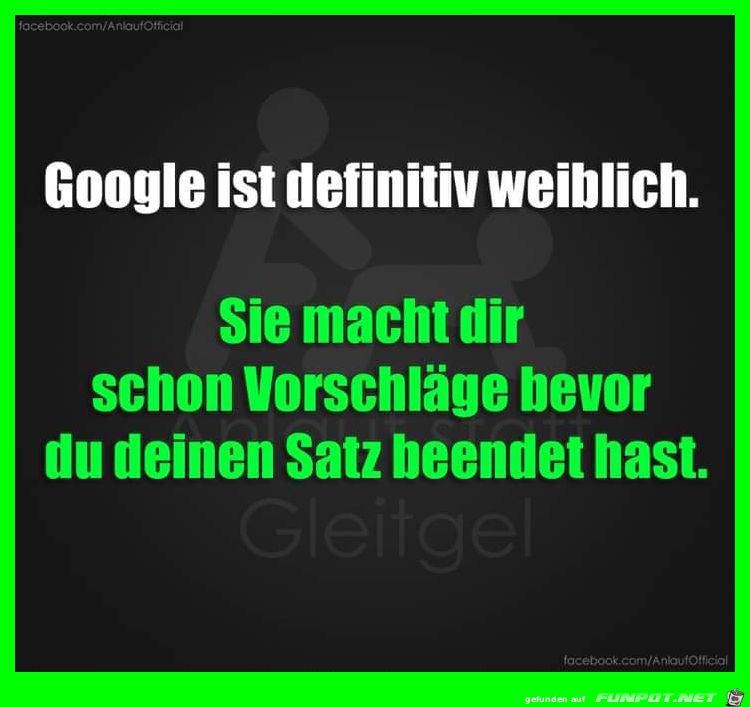 Google ist weiblich