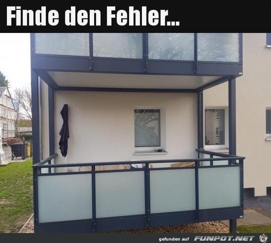 Finde den Fehler auf dem Bild