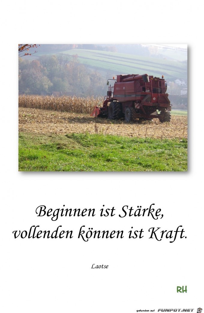 Beginnen ist Staerke