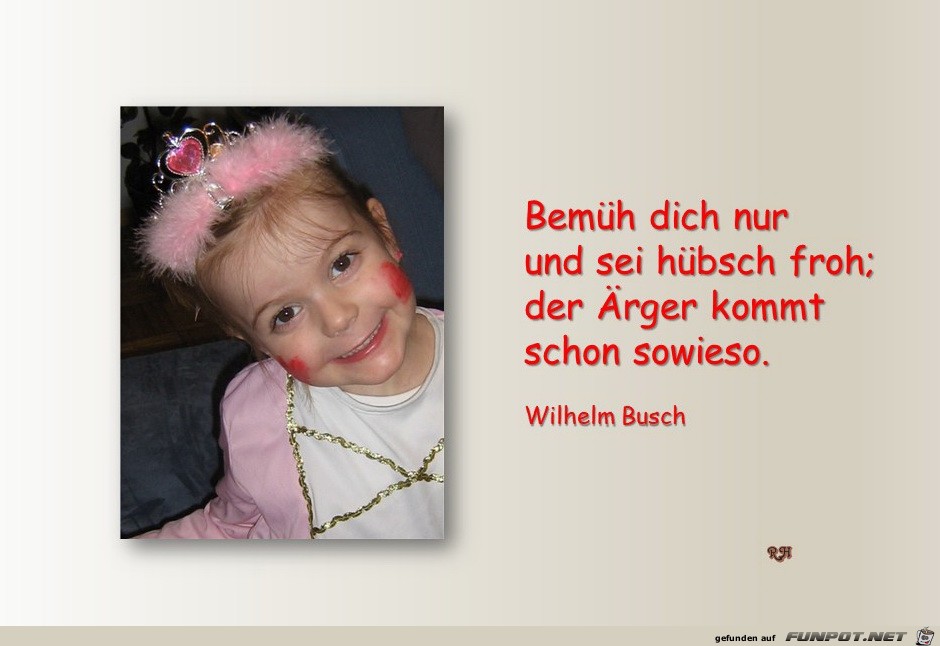 bemueh dich nur