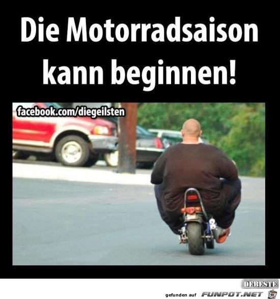 Saison kann beginnen Saison kann beginnen