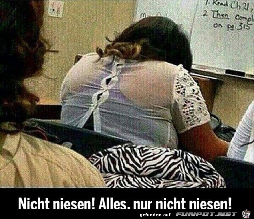 Nicht niesen 