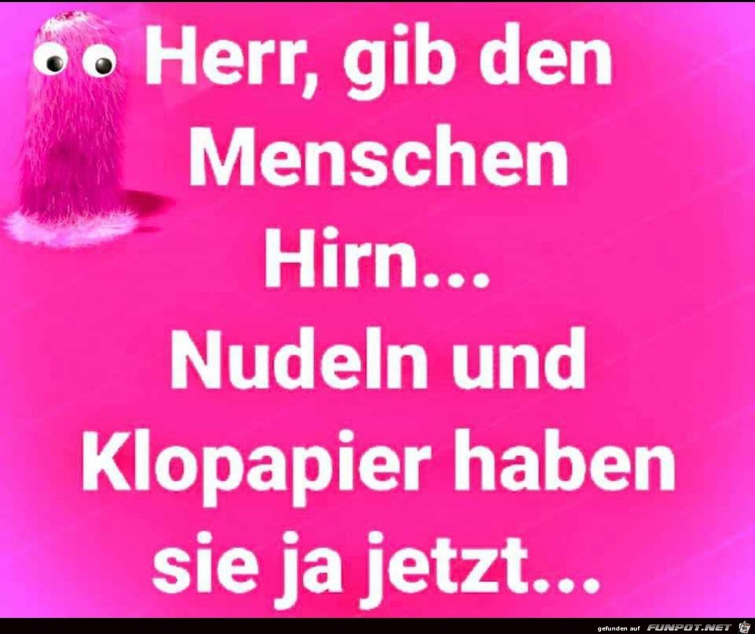 gib den Menschen Hirn