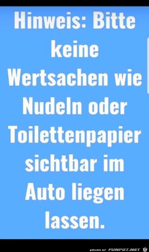Wertsachen Wertsachen