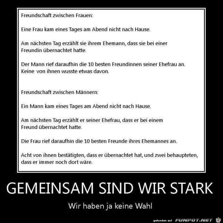 Gemeinsam sind wir Stark Gemeinsam sind wir Stark