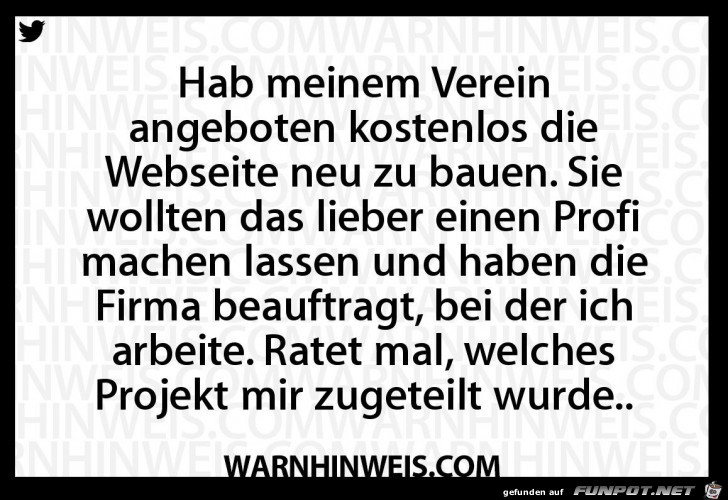 Webseite neu machen