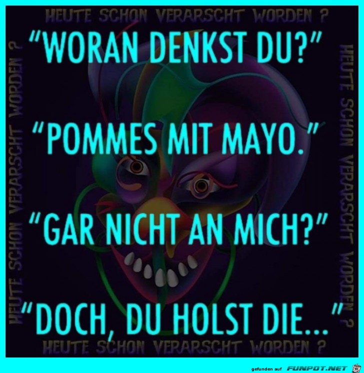Woran denkst Du