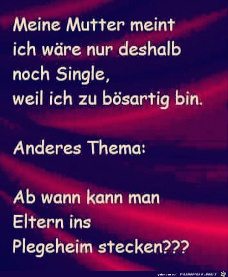 was meine Mutter meint was meine Mutter meint