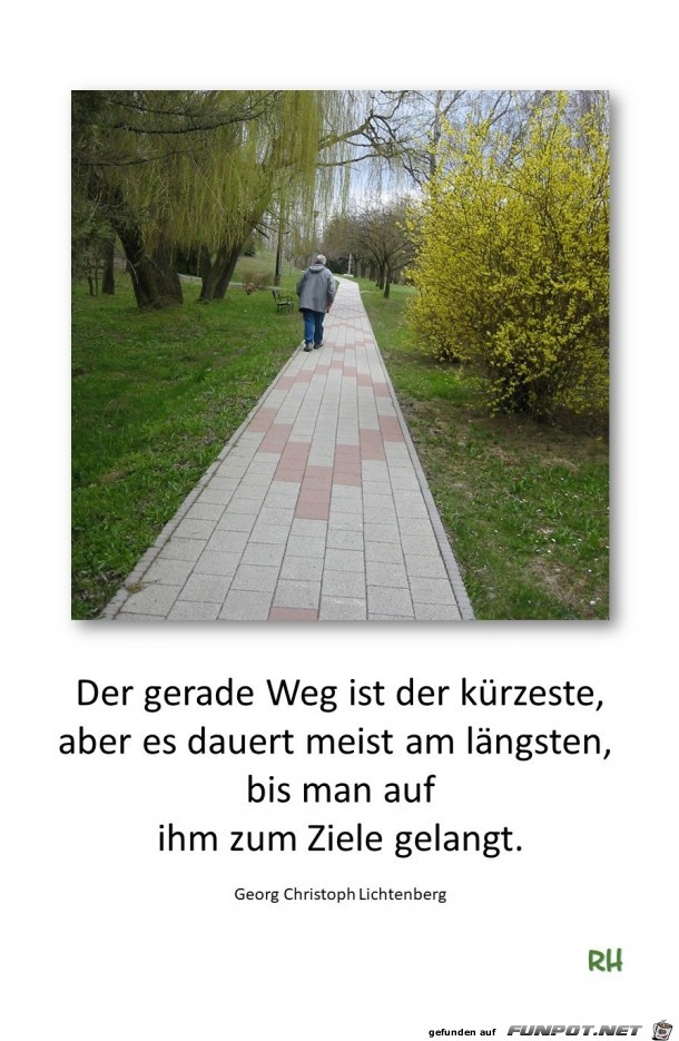 Der gerade Weg