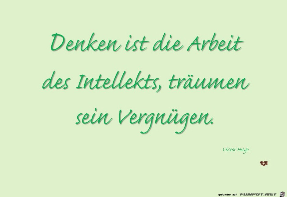 denken ist die Arbeit