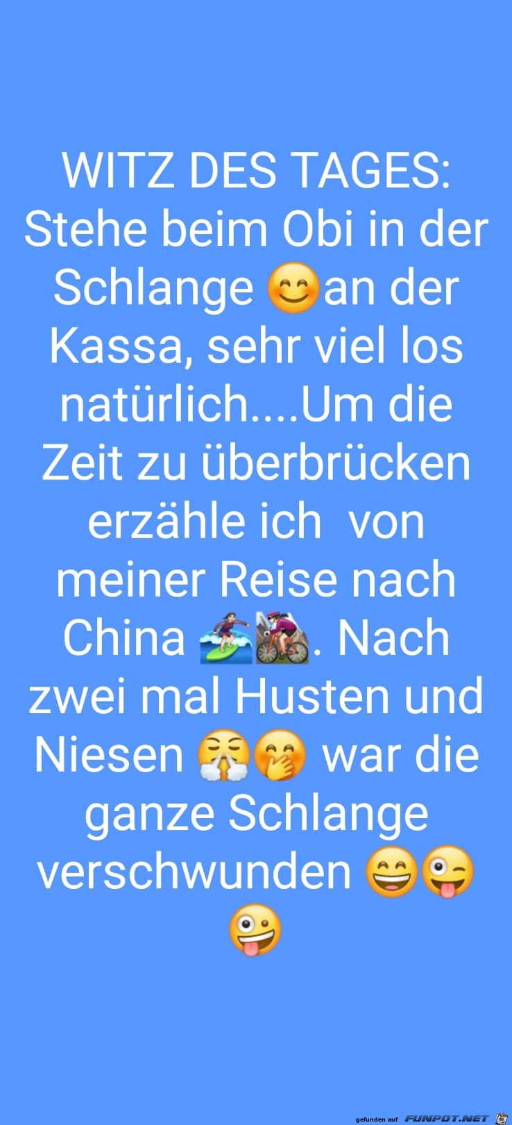 stehe beim Obi stehe beim Obi