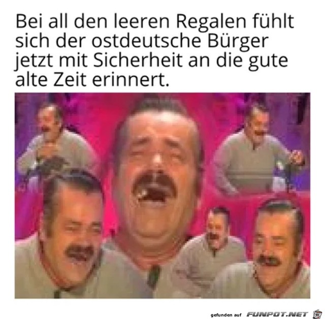 Lauter leere Regale Lauter leere Regale