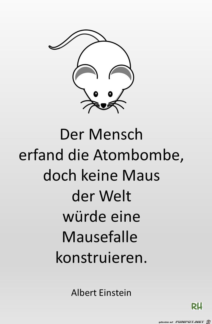 Der Mensch erfand die Atombombe