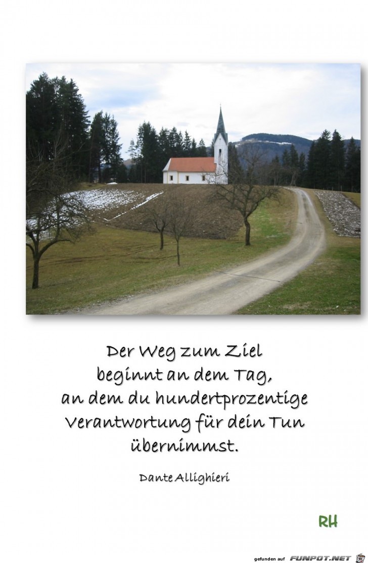 Der Weg zum Ziel